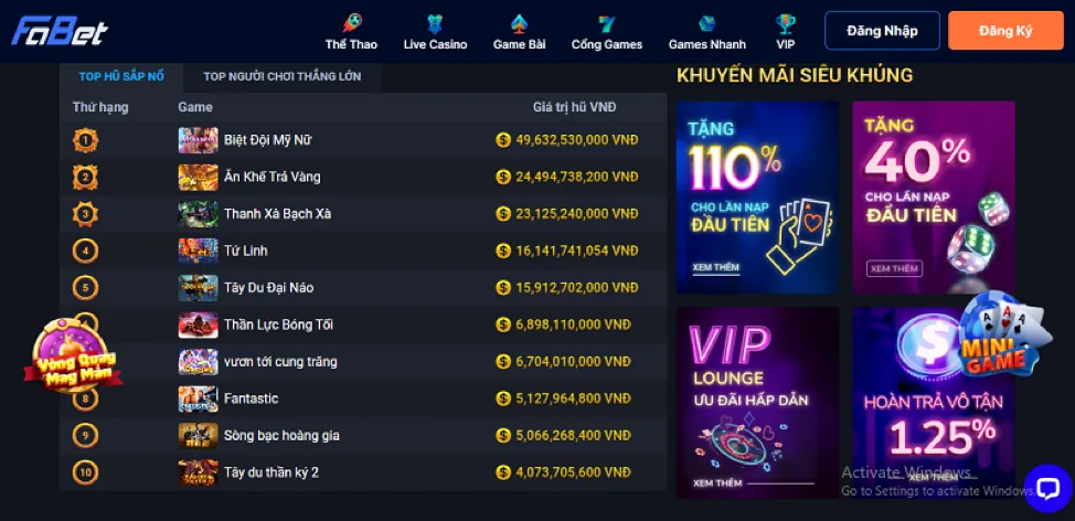 Cài đặt ứng dụng Android 8win khuyến mãi